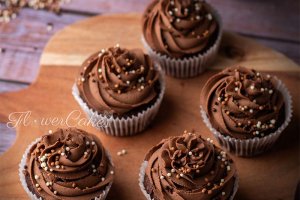 Cupcakes med massor av choklad